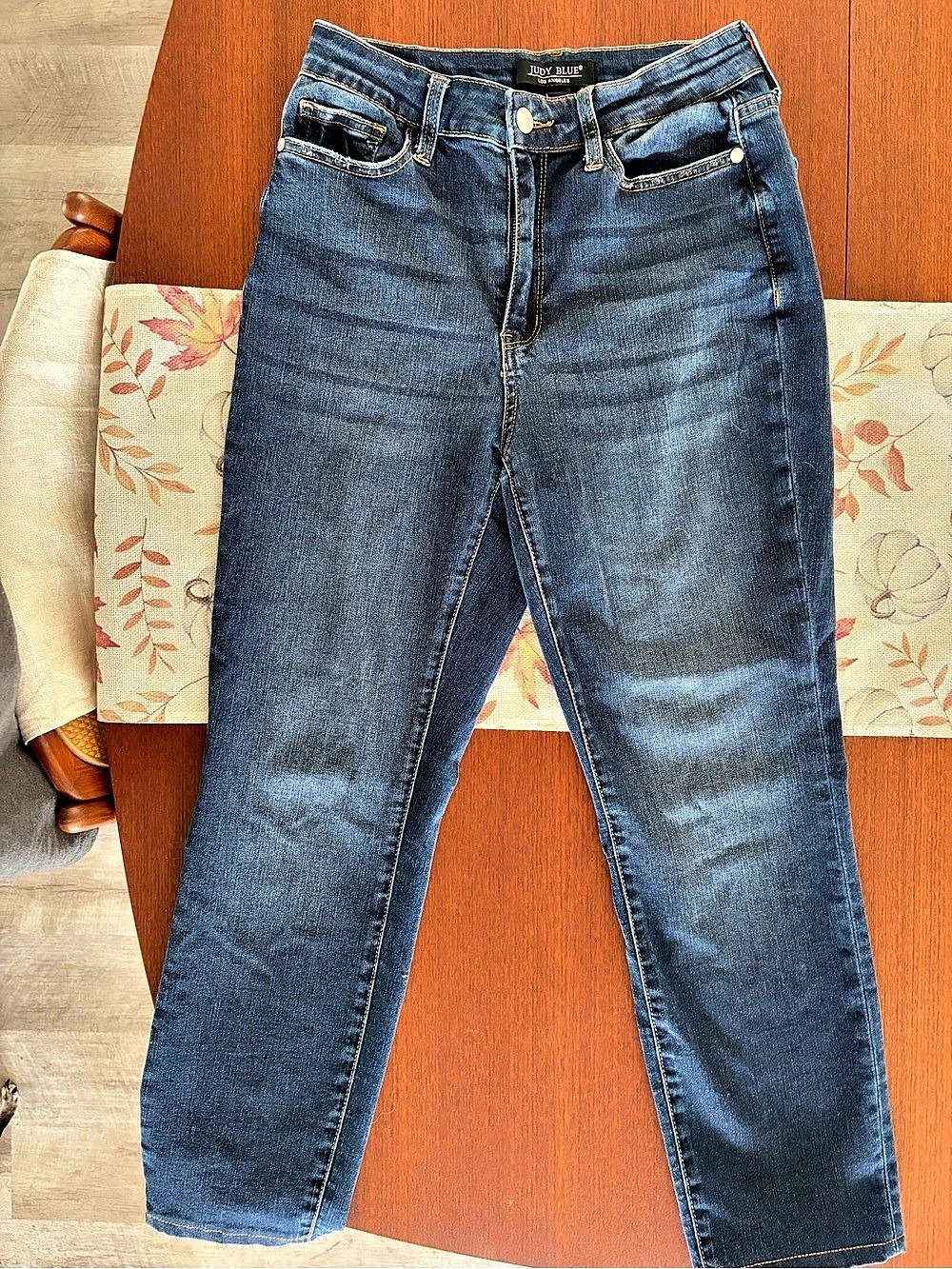 Judy Blue Straight Leg Jeans in Blue Waist 27, size 5